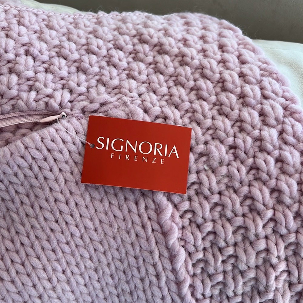 Signoria di Firenze oversized throw and matching euro sham cover- from Italy - Picture 4 of 7
